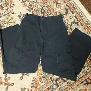 Black Hollister high-rise Cargo pants